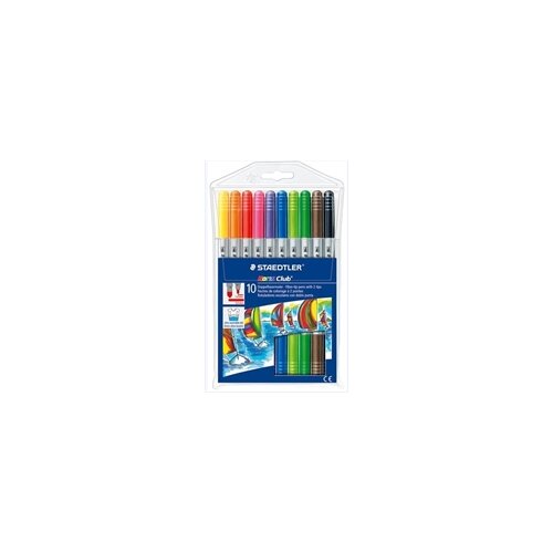 Staedtler Flomasteri Noris Club, obostrani, 10 kom Cijene