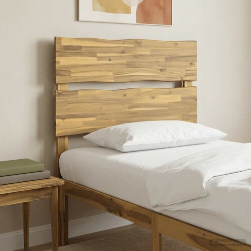  Uzglavlje s prirodnim rubom ROSTOCK Bijela 90 cm Cene