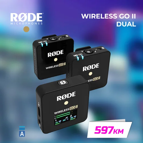 RODE WIRELESS GO II DUAL bežični mikrofoni za kameru