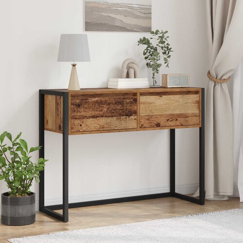 vidaXL Stranska miza Star les 100 x 36 x 75 cm Konstruiran les Cene