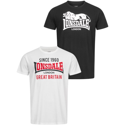 Lonsdale Men&amp;#039;s t-shirt regular fit double pack Slike