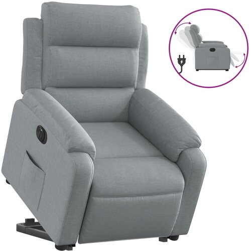 Maison Chic Električni naslanjač - Relax naslanjač s funkcijo vstajanja svetlo siv, (22061537) Cene