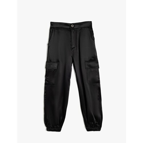 Koton Jogger Parachute Trousers Cargo Pocket Viscose Fabric Slike