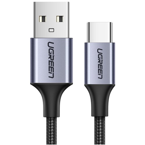 Ugreen polnilni kabel, usb-a na usb-c, 1.5 m, črno siv Slike
