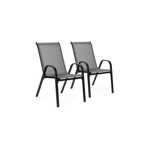 MULTIGARDEN Set od 2 baštenske stolice dark grey SC-092KD D.GRAY Cene