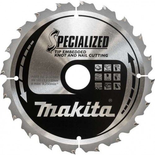 Makita TCT žagin list za les 185 mm 40 zob za les B-33174 Cene