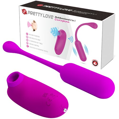 Pretty Vibrator za G tačku i klitoris Curupira BI 14872W Cene