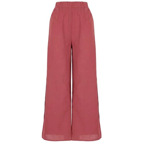 TRENDYOLMILLA Ženske pantalone Tbess26Pl00016, Smeđe Slike