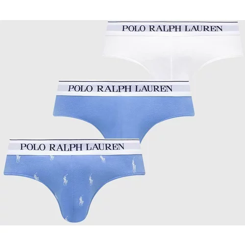Polo Ralph Lauren Slip gaćice 3-pack za muškarce, boja: crna