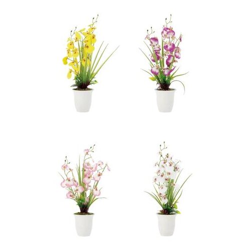  CVIJEĆE U SAKSIJI 40CM ORHIDEJA PVC 77161 Cijene