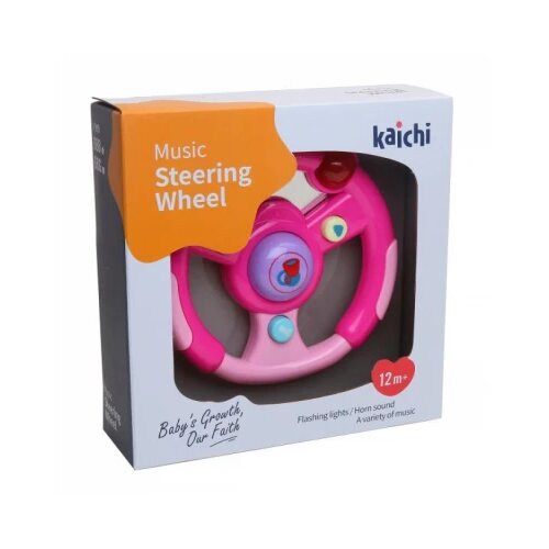 Hk Mini igračka muzički volan, roze Cene