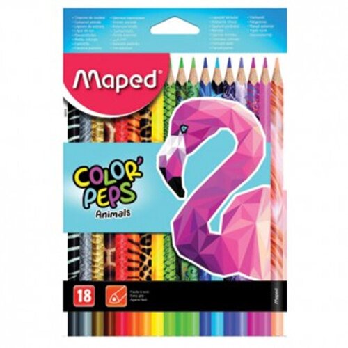 Maped Bojice drvene Color'Peps Animals trobridne 18/1 MAP832218 Cijene