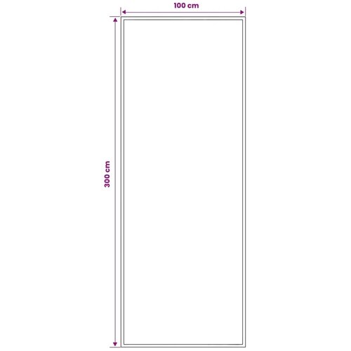  Trkački tepih FLORNES Tkani Siva Pruge 100 x 300 cm PP 7 mm - Sive pruge 100 x 300 cm Slike
