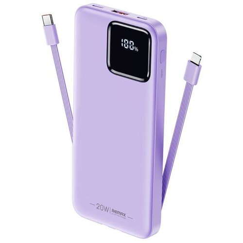 Remax Power bank prenosiva baterija Suji Series RPP-500 20W+22.5W PD+QC 10000mAh ljubicasta Cene