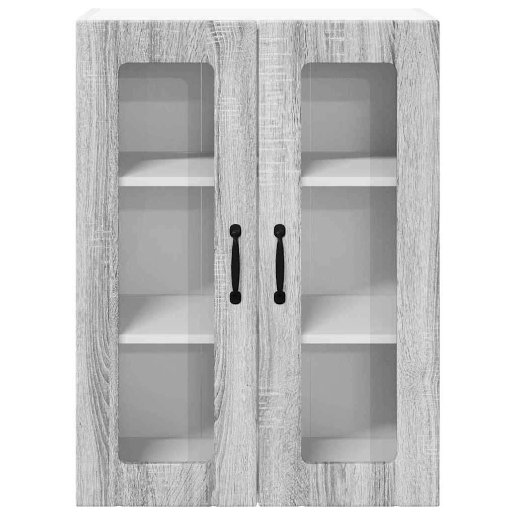  Zidni kuhinjski ormarić s policom Siva Sonoma 60 x 31 x 80 cm Slike