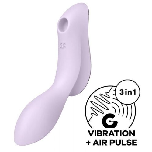 Satisfyer Vibrator Curvy Trinity 2 roza Slike