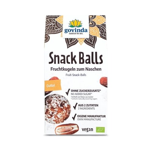Govinda snack balls datlji, bio Cene