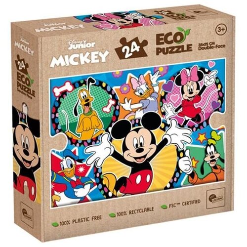 Lisciani Disney mickey eco mimi puzzle 24 delova Cene