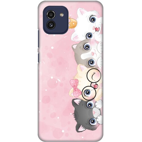  Maska silikonska print skin za samsung A035G galaxy A03 pink cats Cene