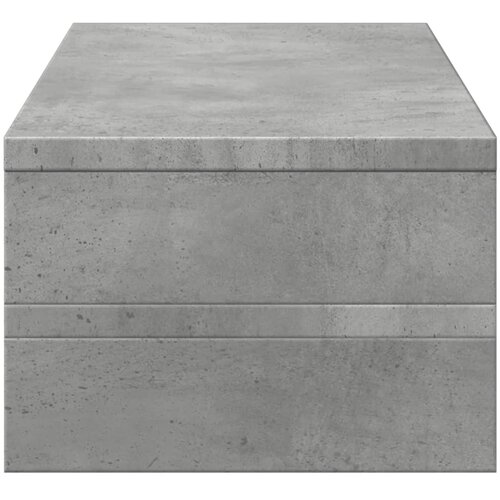  Stalak za monitor siva boja betona 54x22x15 cm drveni Slike