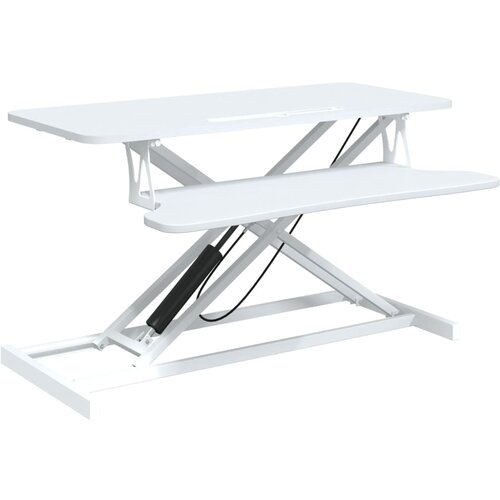 VidaXL Nastavljiva delovna postaja 90x40x(13-50) cm jeklo in inž. les, (20640548) Slike