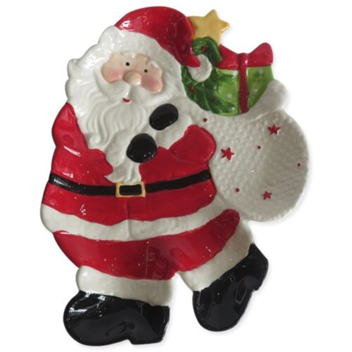 Olimp Sport Novogodšnja dekoracija tanjir Sdeda Mraz Gifty plate Cene