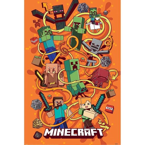 Pyramid Poster Minecraft M1 Cene