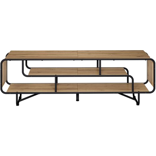  TV stalak 140 x 36 x 45 cm Hrast artisan Konstruirano drvo Slike
