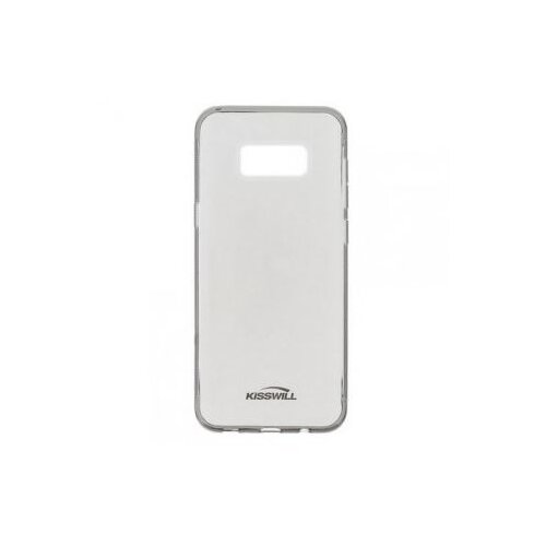 Acme kisswill silikonski ovitek za samsung galaxy A7 2018 A750 - prozorno črn Cene