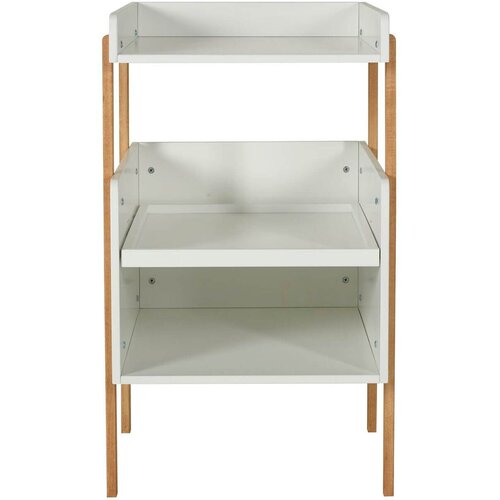 Qu-ax previjalna miza vintage white/natural Cene