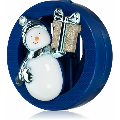 Bath & Body Works Snowman With Gift držalo za dišavo za avto clip 1 kos