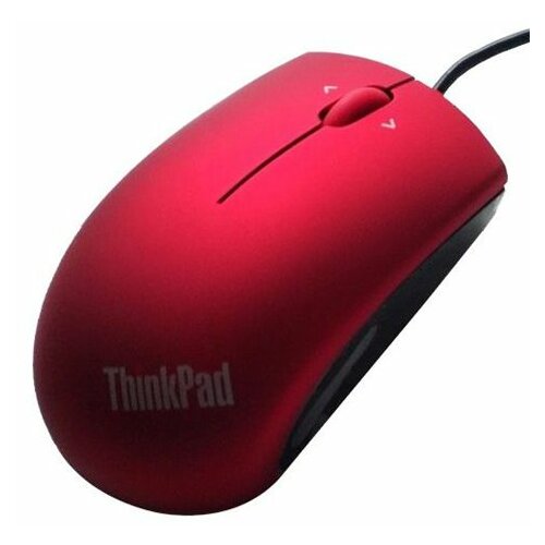 Lenovo ThinkPad Precision (0B47155) 1600dpi crveni optički miš Slike