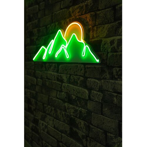 Wallity Dekorativno LED osvetljenje Mountain, Zeleno Cene