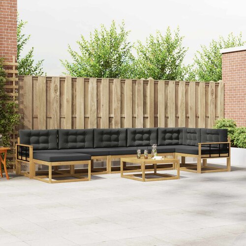  Set vanjskih sofa 8 kom. Bijela i antracit Cijene