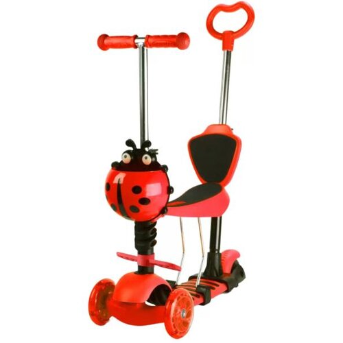Aristom 652 Bubamara 5u1 Trotinet sa LED točkovima crveni Cene