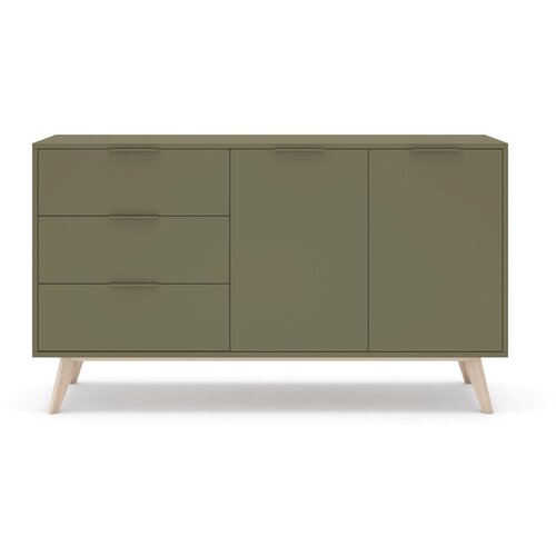 Marckeric Zelena komoda v mat dekorju 140x81x40 cm Campus &amp;ndash; Slike