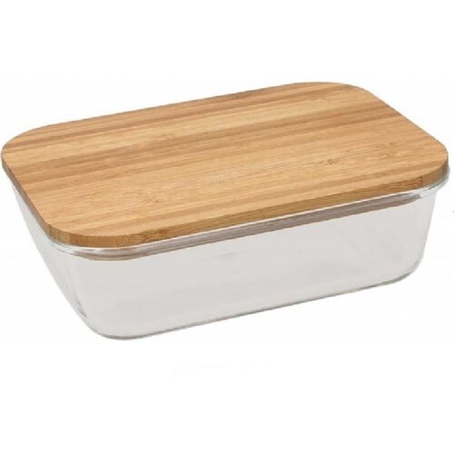 Tognana staklena posuda sa poklopcem Natural Love 17x12x6 cm Slike