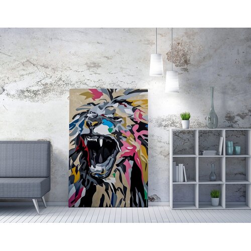 Wallity Slika na zidu na platnu 70x100cm Cijene