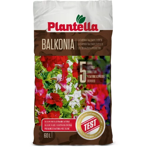Plantella Substrat za rože Balkonia (60 l)