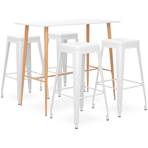 The Living Store Barska garnitura 5-delna bela - Barska Garnitura, (21463307) Slike
