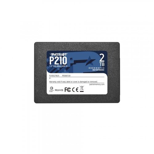 Patriot SSD 2.5 SATA3 2TB P210 520MBS/430MBS P210S2TB25 Cene