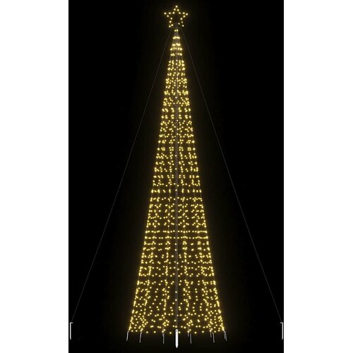  LED božićno drvce sa &scaron;iljcima 1534 LED toplo bijelo 500 cm Cijene