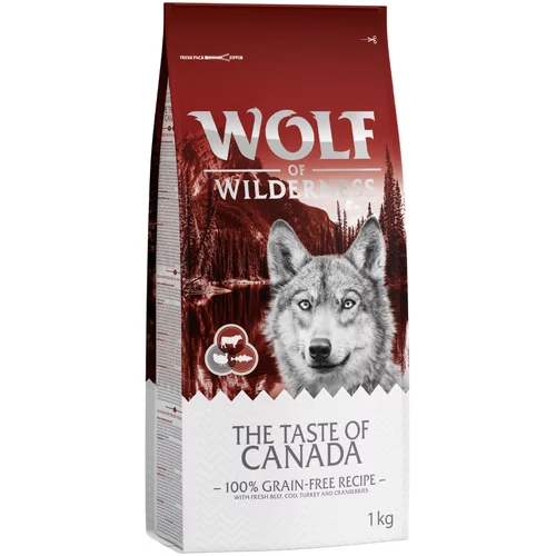 Wolf of Wilderness "The Taste Of Canada" - z govedino & puranom - 5 kg (5 x 1 kg)