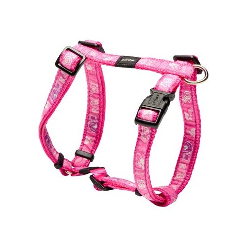 Rogz scooter klasičan am za pse pink paw, m, 260-400/16mm, roze Cene