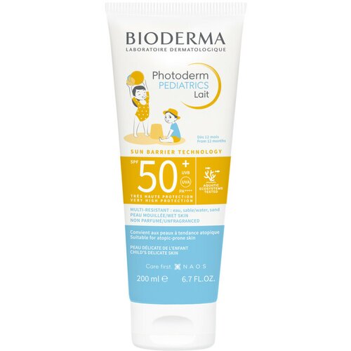 Bioderma pediatrics lait spf 50+, 200 ml Cene