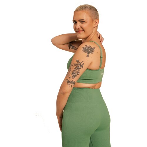 BeastPink sportski grudnjak hyper olivine Slike