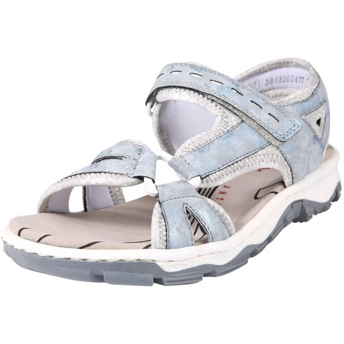 Rieker Sandali golobje modra / svetlo modra / siva / srebrno-siva Cene