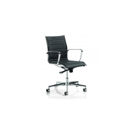  Ergonomska fotelja slim/rn lux koža crna Cene