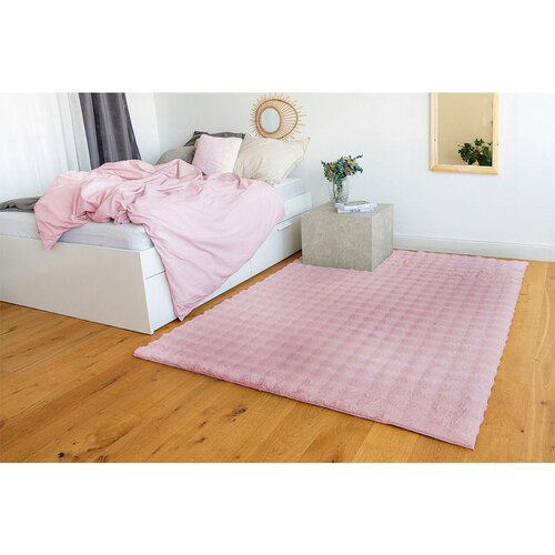 Novel PREPROGA Z VISOKIM FLOROM Hailey 200/290 cm taftano roza Slike