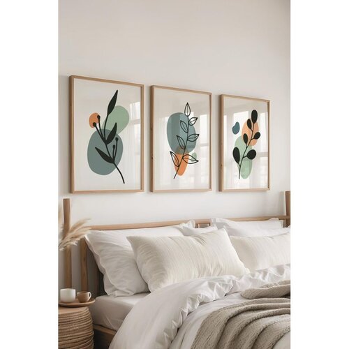 WALLXPERT Č-300678 - 3040 multicolor dekorativni set slika (3 komada) Cene